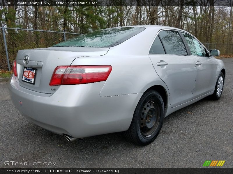 Classic Silver Metallic / Ash 2008 Toyota Camry LE V6