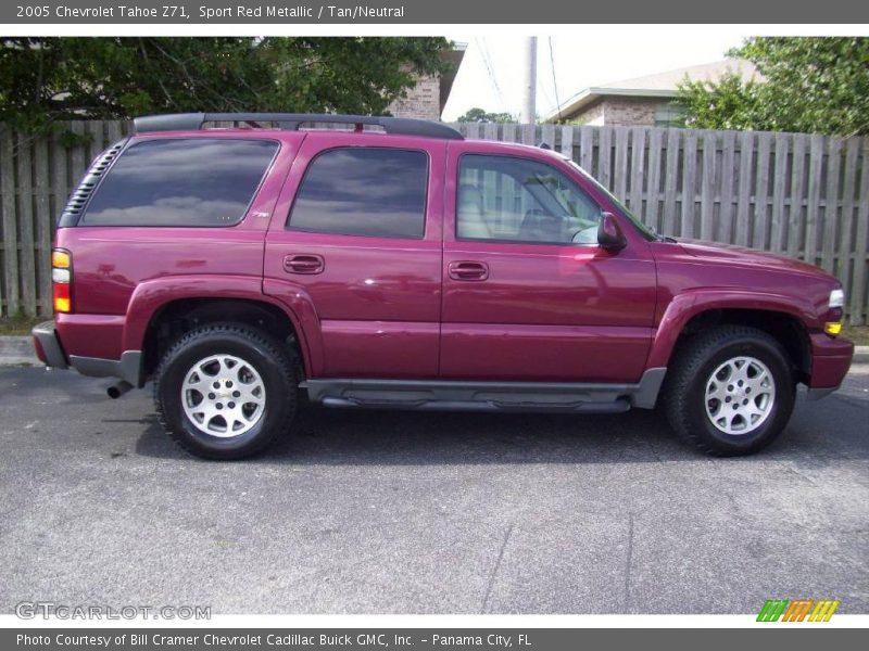 Sport Red Metallic / Tan/Neutral 2005 Chevrolet Tahoe Z71
