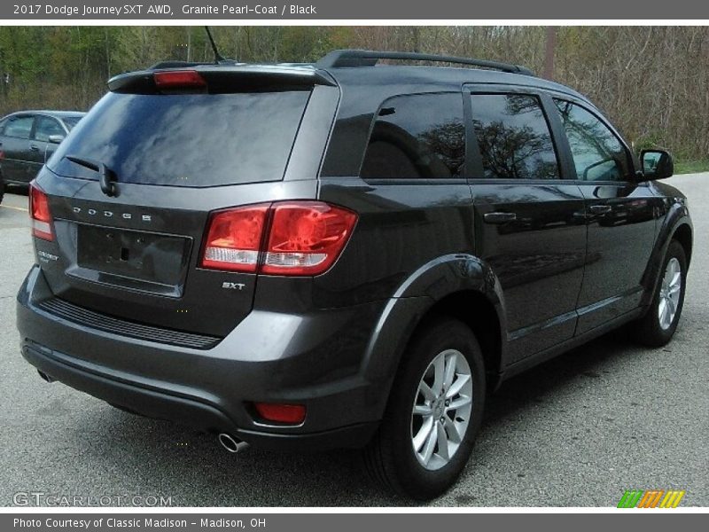 Granite Pearl-Coat / Black 2017 Dodge Journey SXT AWD