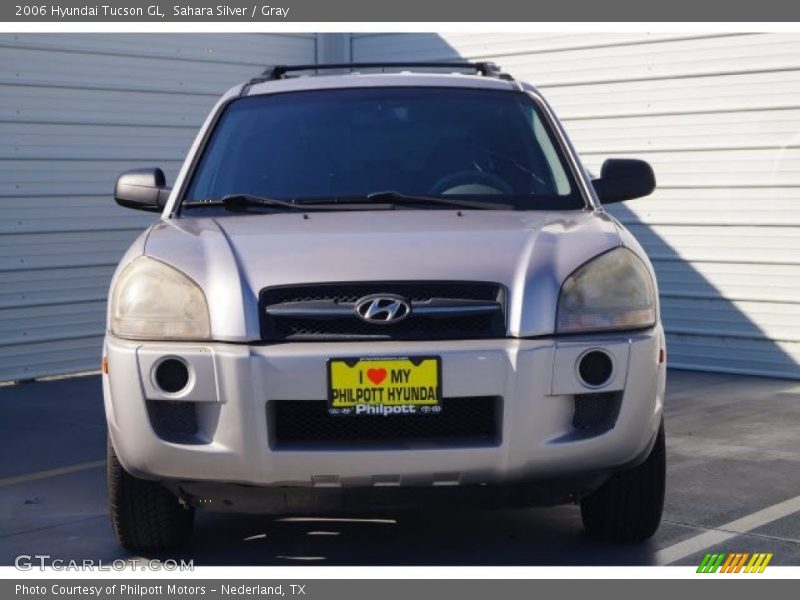 Sahara Silver / Gray 2006 Hyundai Tucson GL