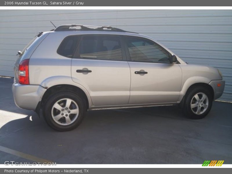Sahara Silver / Gray 2006 Hyundai Tucson GL