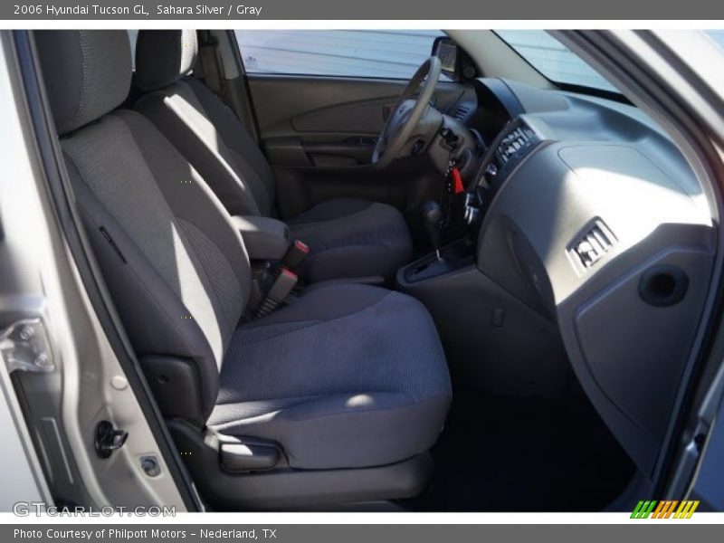 Sahara Silver / Gray 2006 Hyundai Tucson GL