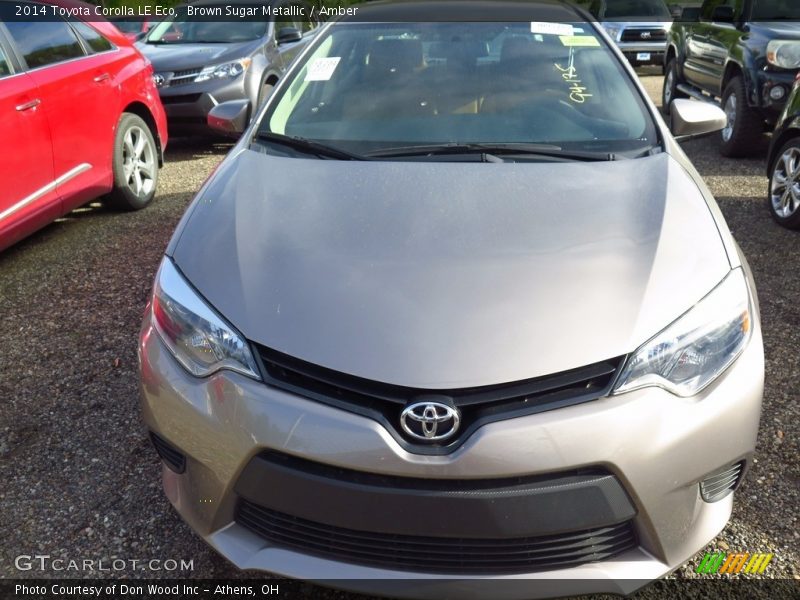 Brown Sugar Metallic / Amber 2014 Toyota Corolla LE Eco