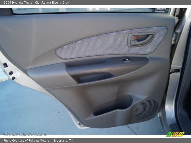 Sahara Silver / Gray 2006 Hyundai Tucson GL