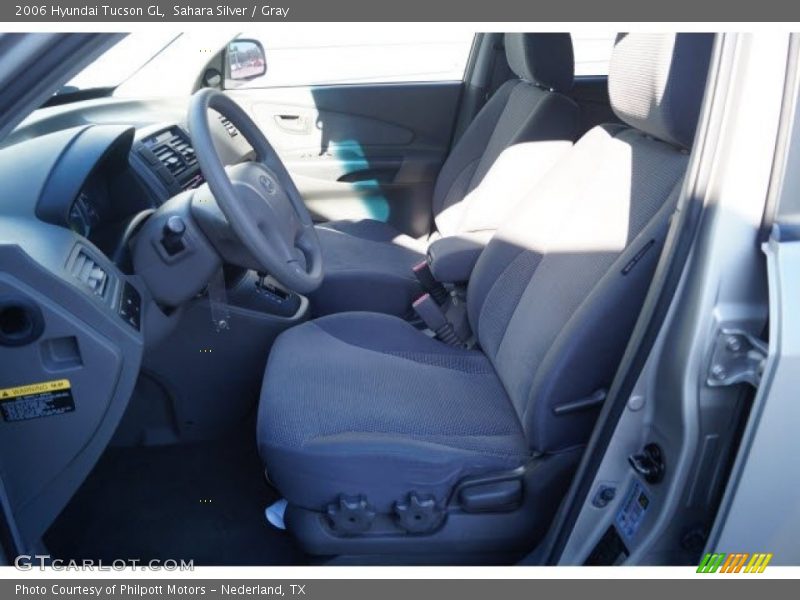 Sahara Silver / Gray 2006 Hyundai Tucson GL