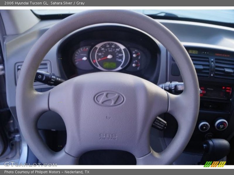Sahara Silver / Gray 2006 Hyundai Tucson GL