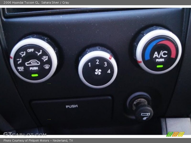 Sahara Silver / Gray 2006 Hyundai Tucson GL