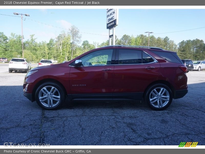 Cajun Red Tintcoat / Jet Black 2018 Chevrolet Equinox Premier