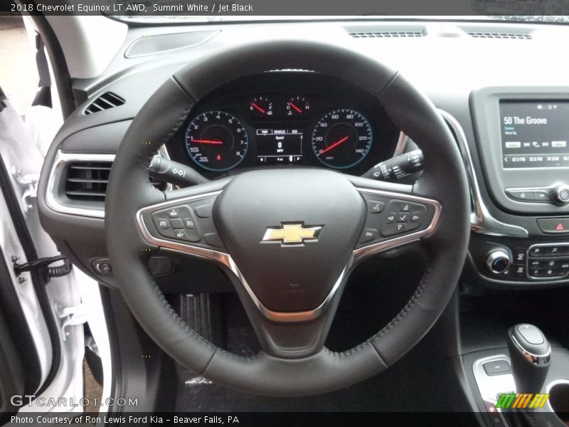 Summit White / Jet Black 2018 Chevrolet Equinox LT AWD