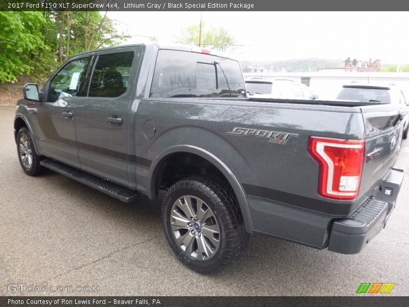 Lithium Gray / Black Special Edition Package 2017 Ford F150 XLT SuperCrew 4x4