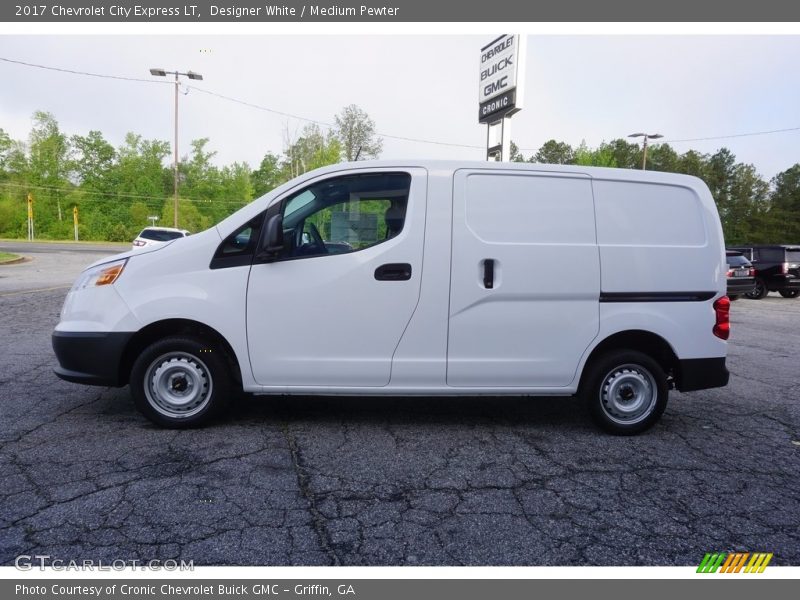 Designer White / Medium Pewter 2017 Chevrolet City Express LT