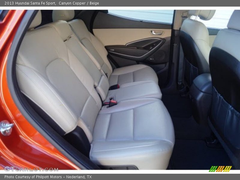 Canyon Copper / Beige 2013 Hyundai Santa Fe Sport