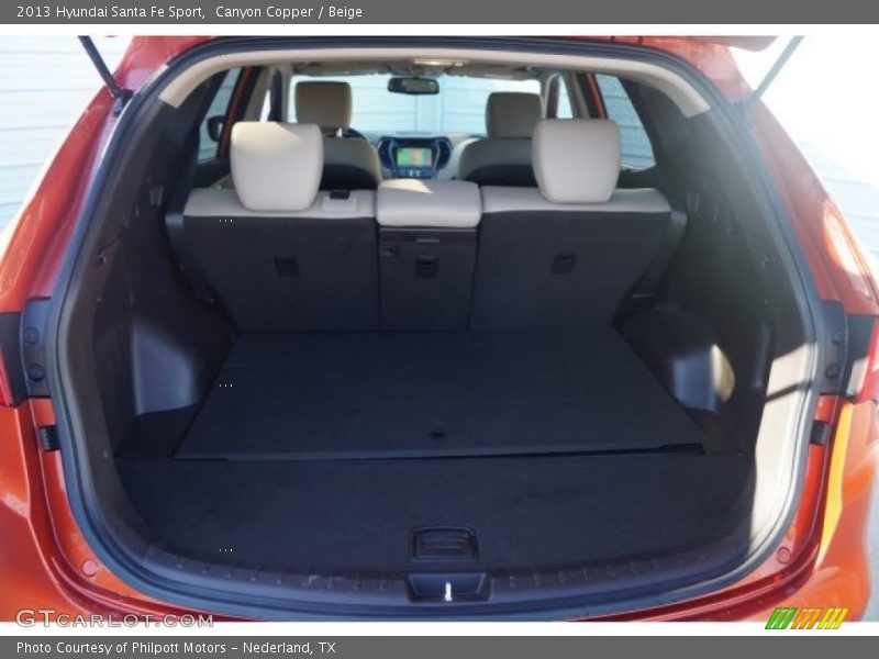 Canyon Copper / Beige 2013 Hyundai Santa Fe Sport