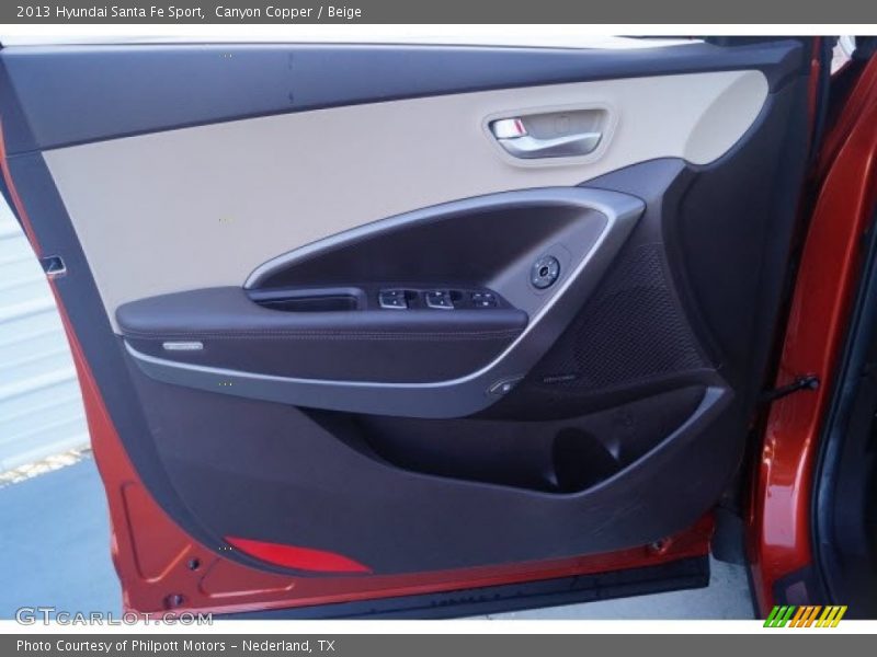Canyon Copper / Beige 2013 Hyundai Santa Fe Sport