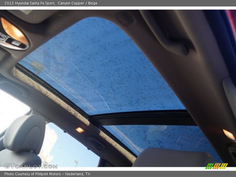 Canyon Copper / Beige 2013 Hyundai Santa Fe Sport