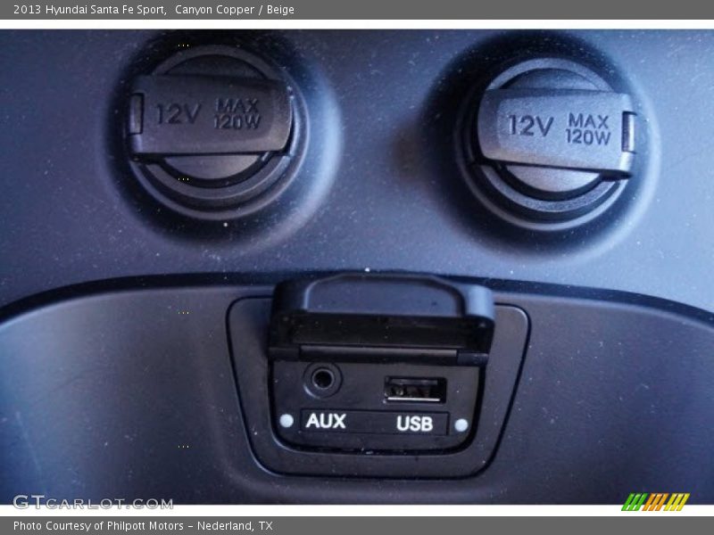 Canyon Copper / Beige 2013 Hyundai Santa Fe Sport