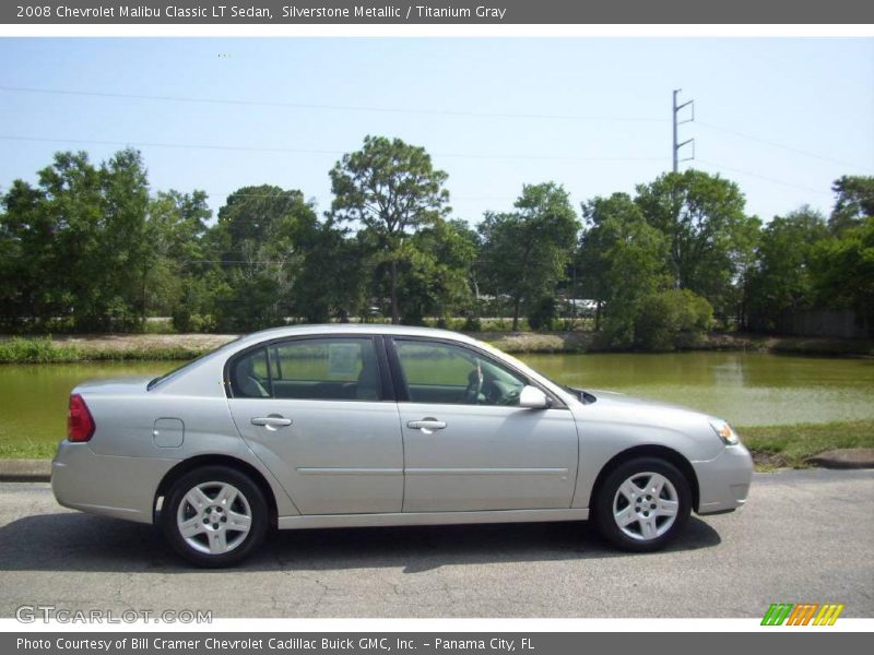 Silverstone Metallic / Titanium Gray 2008 Chevrolet Malibu Classic LT Sedan