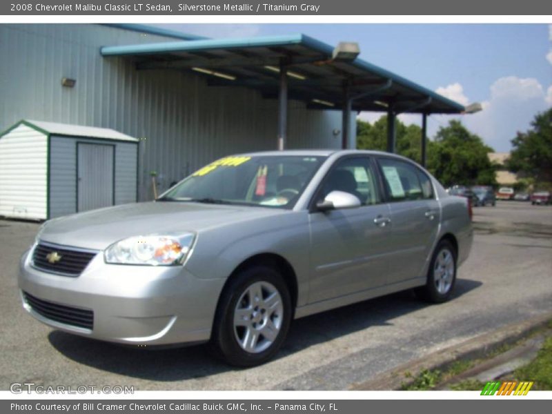 Silverstone Metallic / Titanium Gray 2008 Chevrolet Malibu Classic LT Sedan