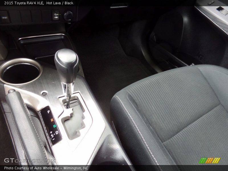 Hot Lava / Black 2015 Toyota RAV4 XLE