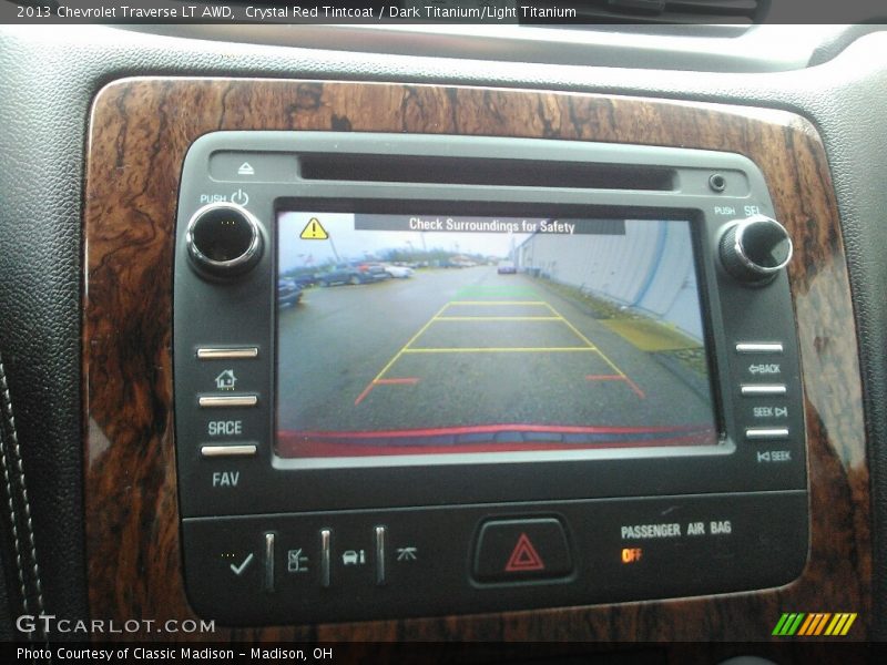 Crystal Red Tintcoat / Dark Titanium/Light Titanium 2013 Chevrolet Traverse LT AWD