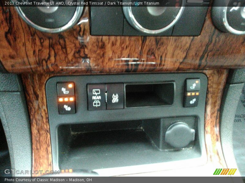Crystal Red Tintcoat / Dark Titanium/Light Titanium 2013 Chevrolet Traverse LT AWD