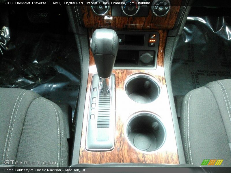 Crystal Red Tintcoat / Dark Titanium/Light Titanium 2013 Chevrolet Traverse LT AWD