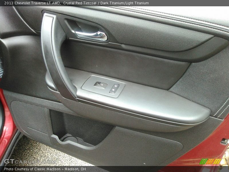 Crystal Red Tintcoat / Dark Titanium/Light Titanium 2013 Chevrolet Traverse LT AWD