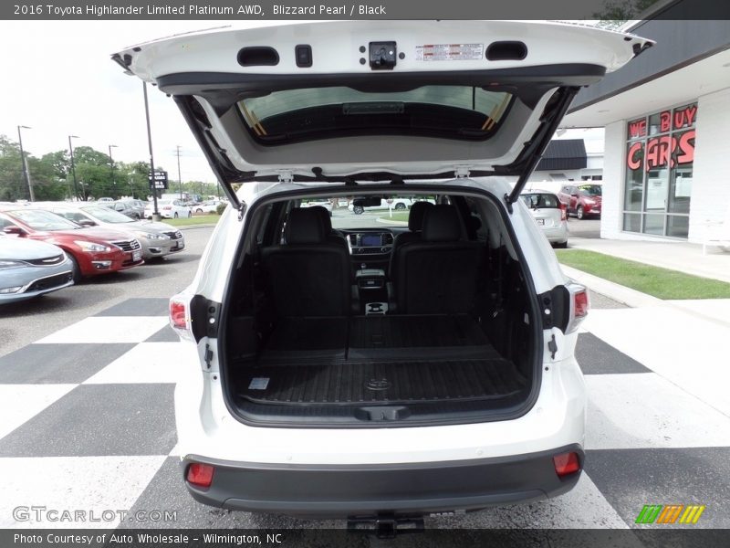 Blizzard Pearl / Black 2016 Toyota Highlander Limited Platinum AWD