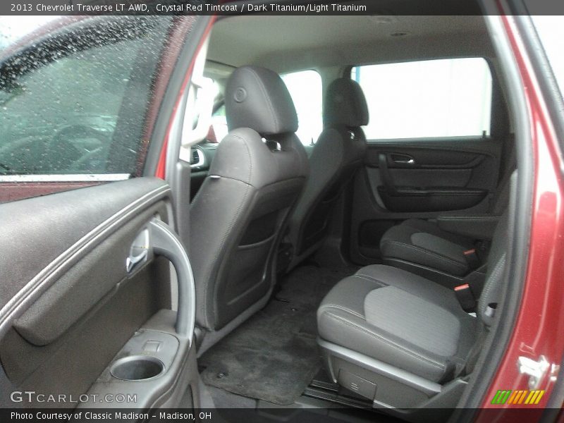 Crystal Red Tintcoat / Dark Titanium/Light Titanium 2013 Chevrolet Traverse LT AWD