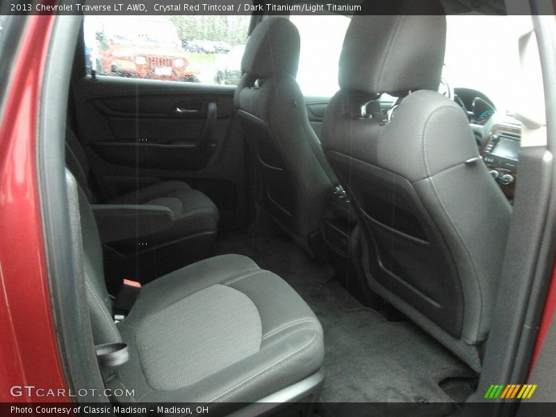 Crystal Red Tintcoat / Dark Titanium/Light Titanium 2013 Chevrolet Traverse LT AWD