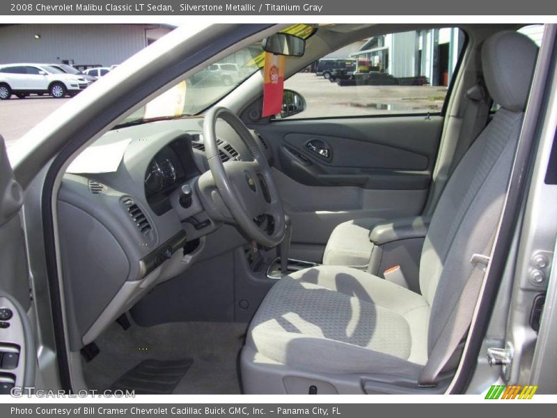 Silverstone Metallic / Titanium Gray 2008 Chevrolet Malibu Classic LT Sedan