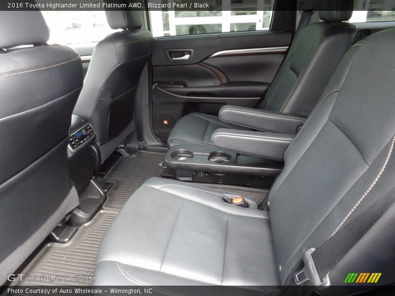 Blizzard Pearl / Black 2016 Toyota Highlander Limited Platinum AWD