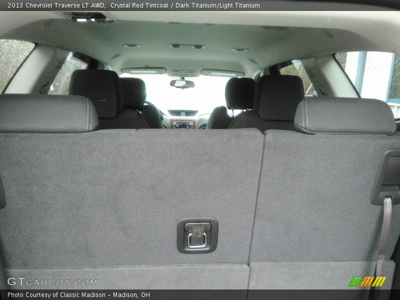Crystal Red Tintcoat / Dark Titanium/Light Titanium 2013 Chevrolet Traverse LT AWD