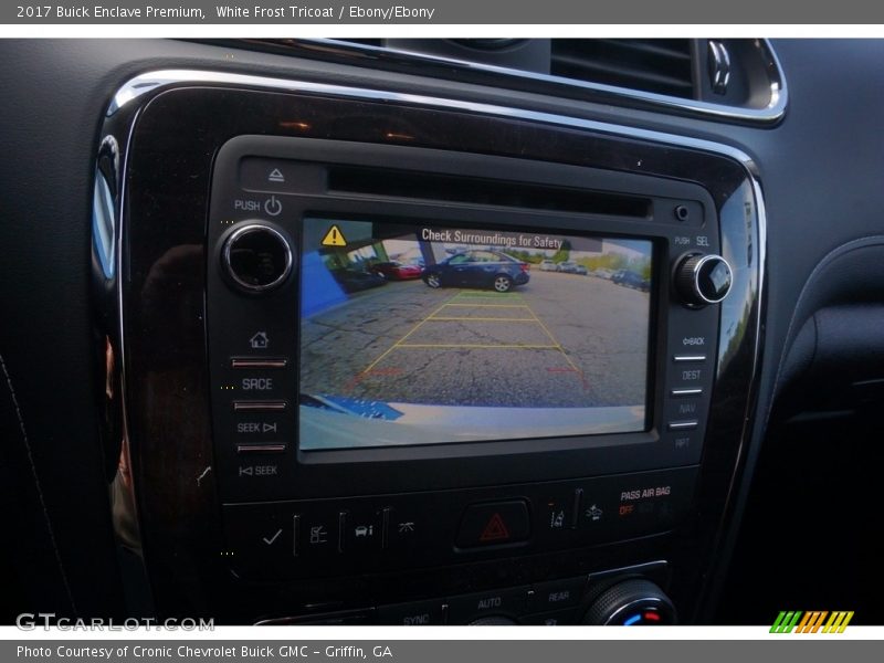 White Frost Tricoat / Ebony/Ebony 2017 Buick Enclave Premium
