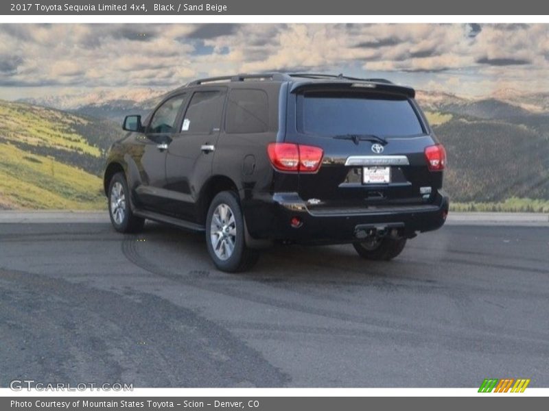 Black / Sand Beige 2017 Toyota Sequoia Limited 4x4