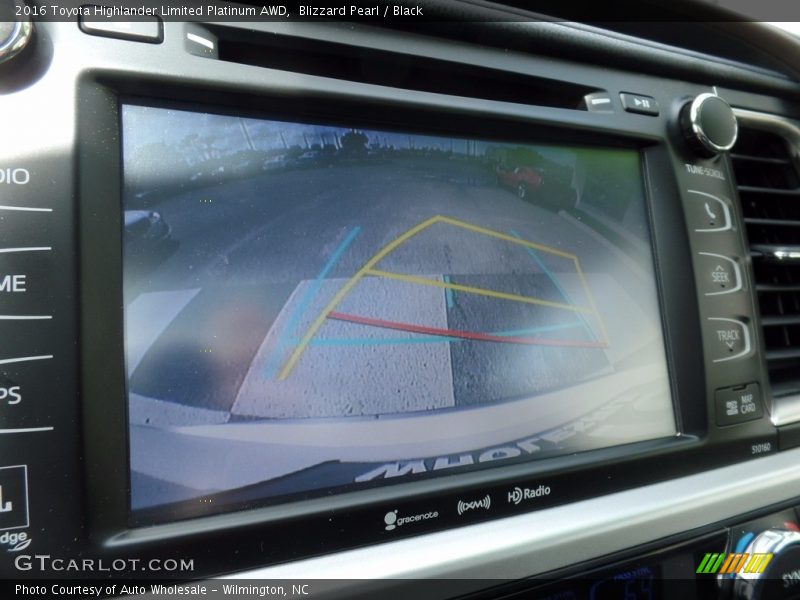Blizzard Pearl / Black 2016 Toyota Highlander Limited Platinum AWD