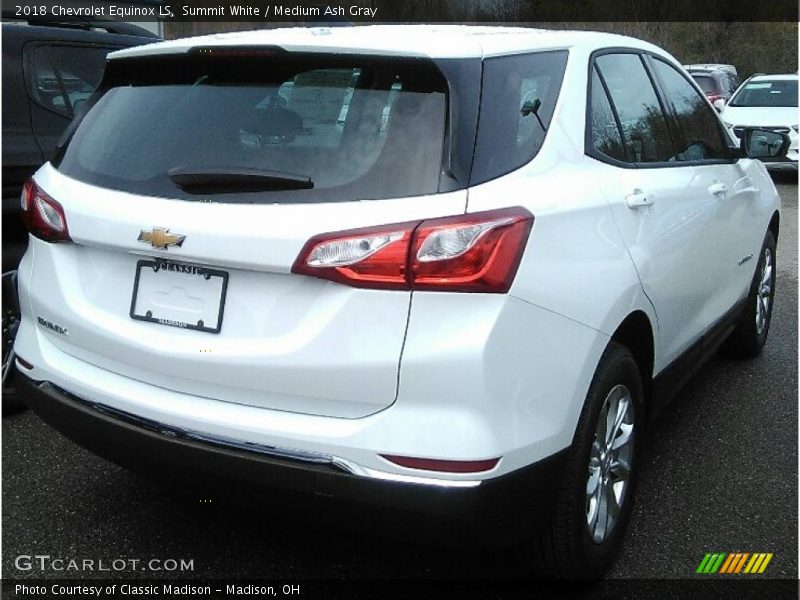 Summit White / Medium Ash Gray 2018 Chevrolet Equinox LS