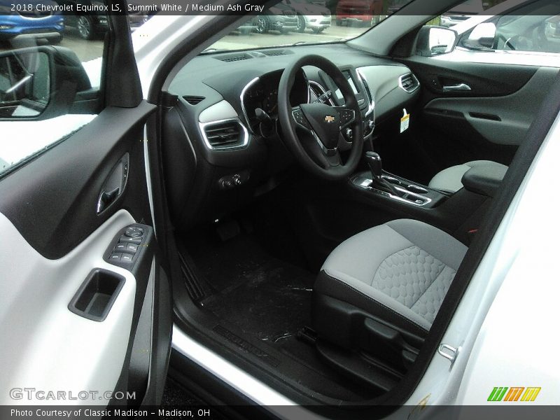 Front Seat of 2018 Equinox LS