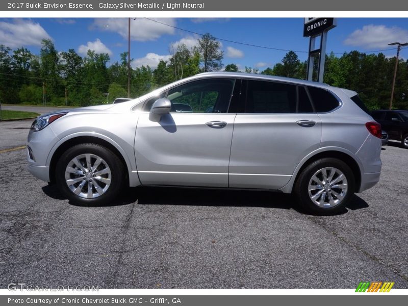Galaxy Silver Metallic / Light Neutral 2017 Buick Envision Essence