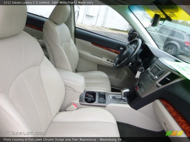 Satin White Pearl / Warm Ivory 2012 Subaru Legacy 2.5i Limited