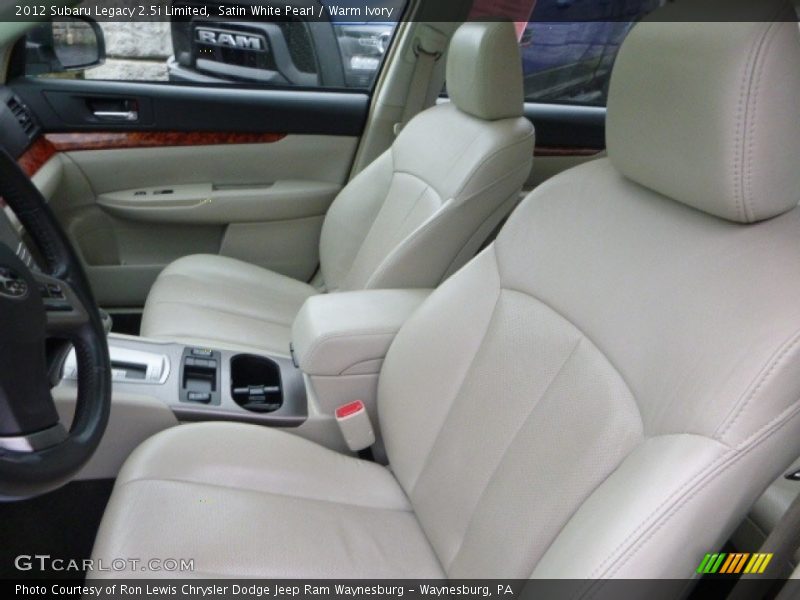 Satin White Pearl / Warm Ivory 2012 Subaru Legacy 2.5i Limited