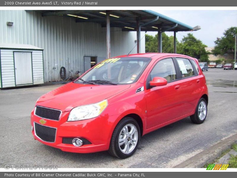 Victory Red / Neutral 2009 Chevrolet Aveo Aveo5 LT
