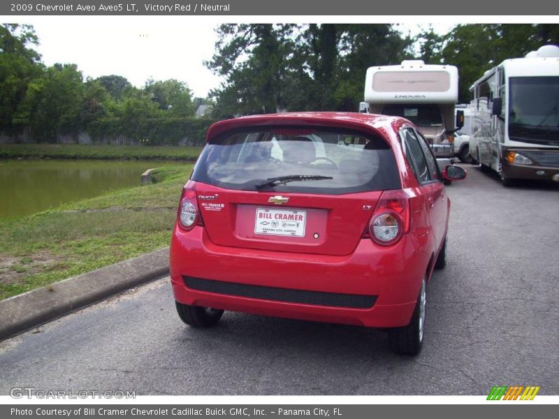 Victory Red / Neutral 2009 Chevrolet Aveo Aveo5 LT
