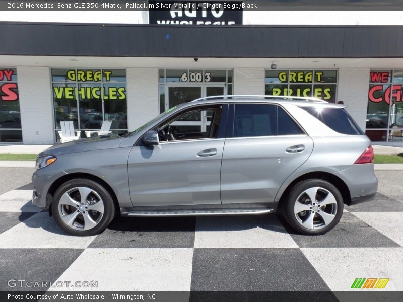 Palladium Silver Metallic / Ginger Beige/Black 2016 Mercedes-Benz GLE 350 4Matic