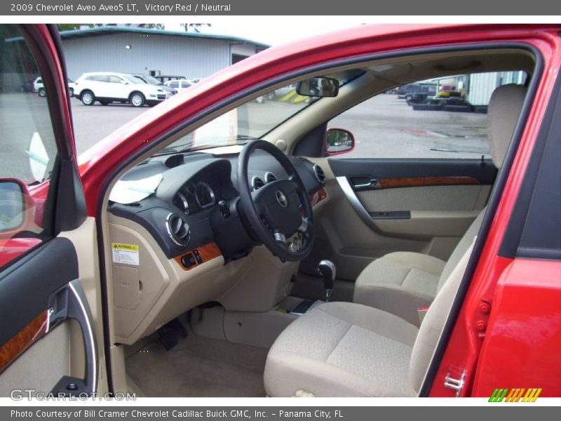 Victory Red / Neutral 2009 Chevrolet Aveo Aveo5 LT