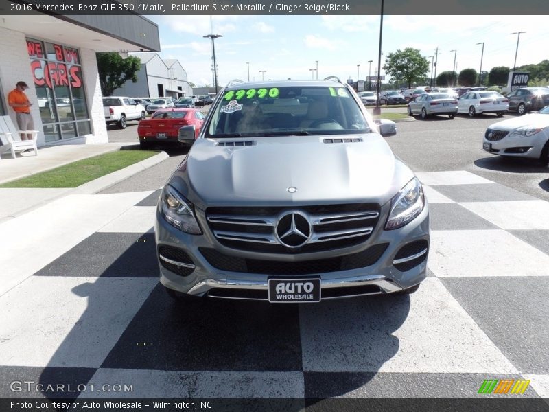 Palladium Silver Metallic / Ginger Beige/Black 2016 Mercedes-Benz GLE 350 4Matic