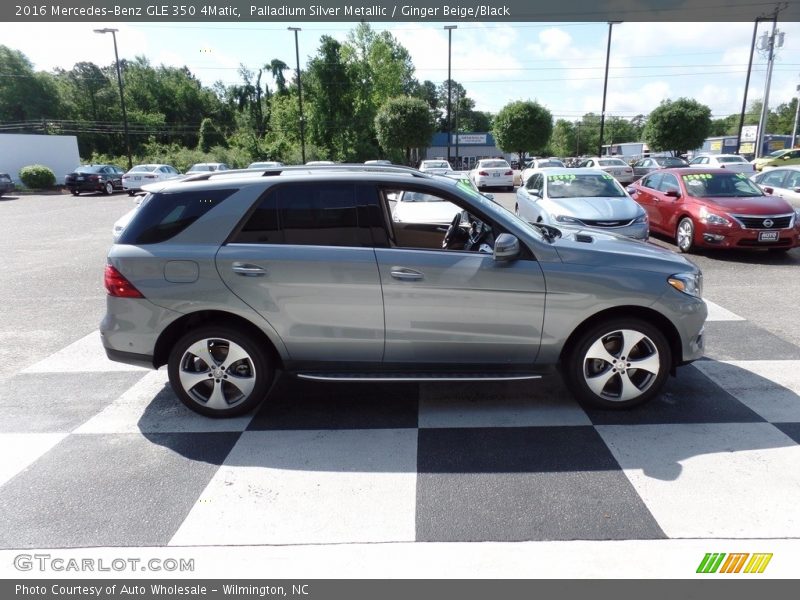 Palladium Silver Metallic / Ginger Beige/Black 2016 Mercedes-Benz GLE 350 4Matic