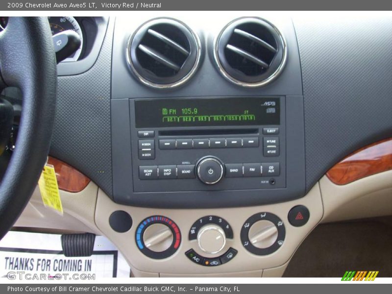 Victory Red / Neutral 2009 Chevrolet Aveo Aveo5 LT