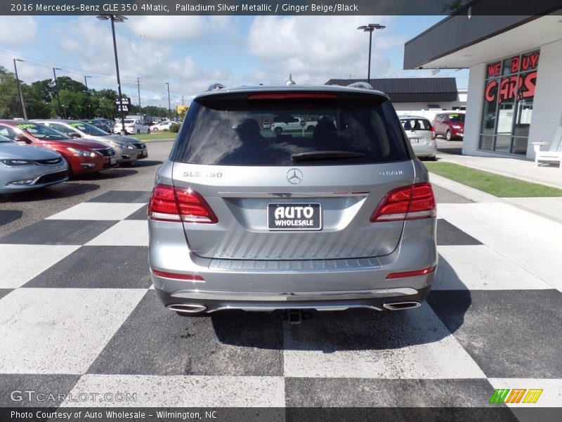 Palladium Silver Metallic / Ginger Beige/Black 2016 Mercedes-Benz GLE 350 4Matic