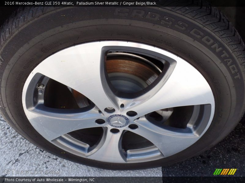 Palladium Silver Metallic / Ginger Beige/Black 2016 Mercedes-Benz GLE 350 4Matic